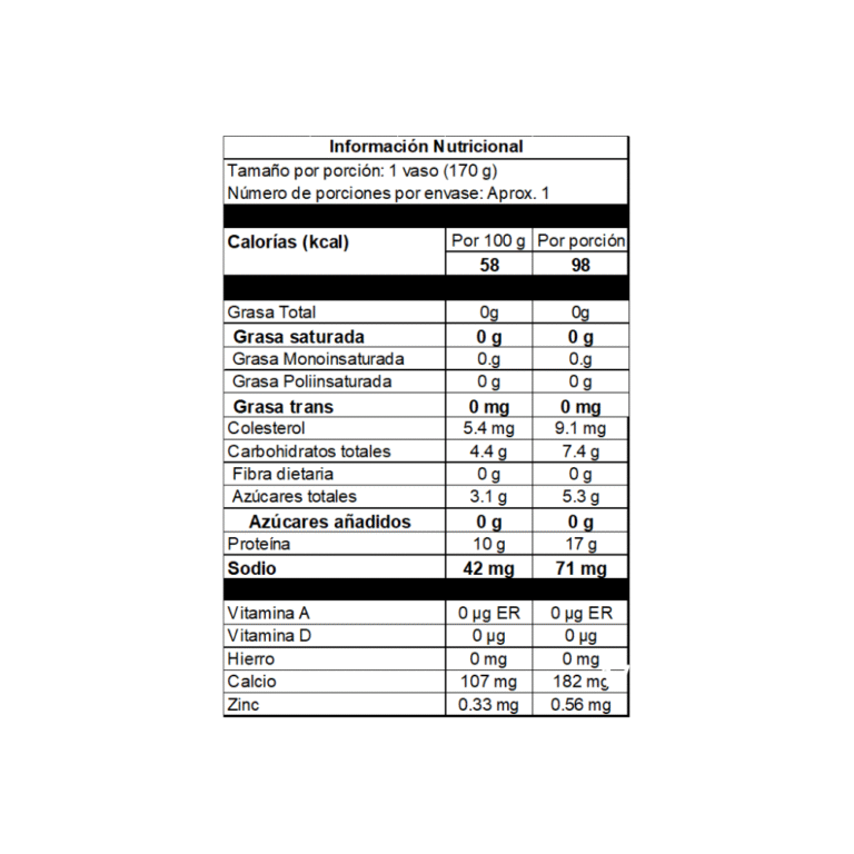 Yoghurt Griego Natural 170g