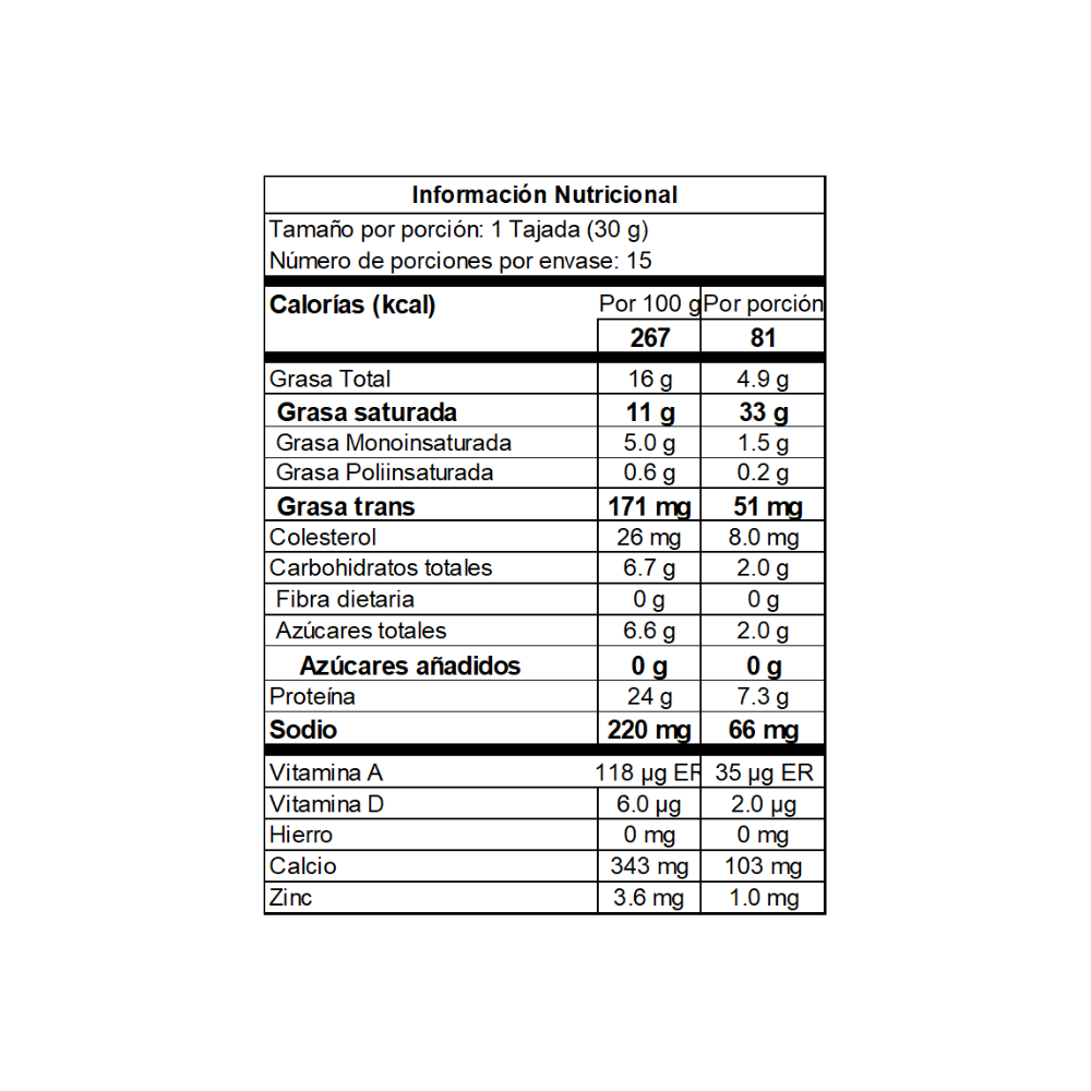 Queso Doble Crema 450g